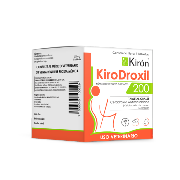 KiroDroxil 200, Caja de 7 Tabletas