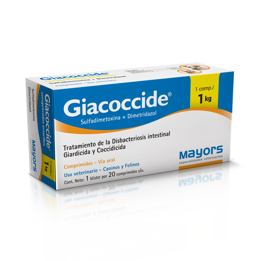 Giacoccide Amarillo 1 kg., 20 Comprimidos