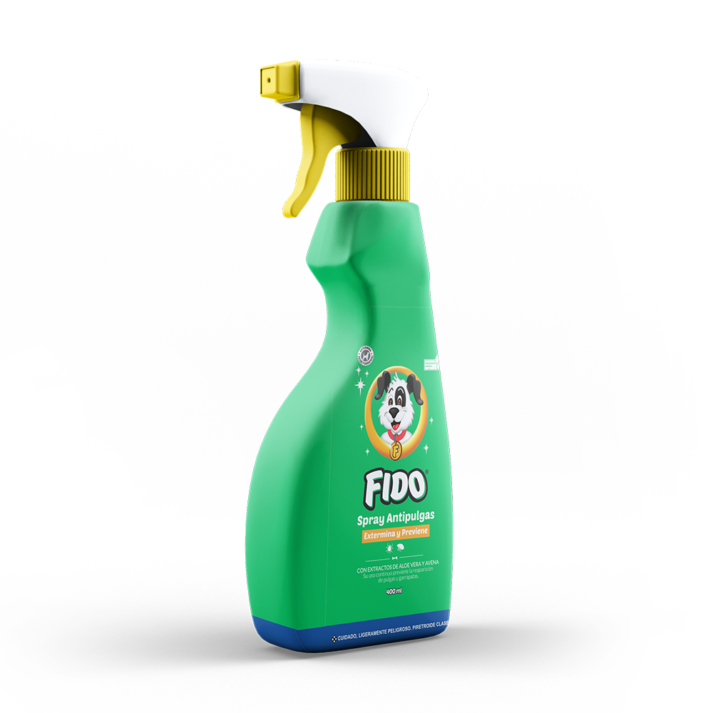 Fido Spray Mata Pulgas, 400 ml.