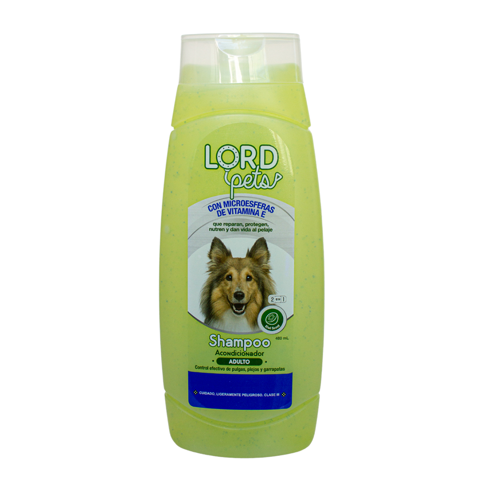 Lord Pets Shampoo Adulto, 480 ml.