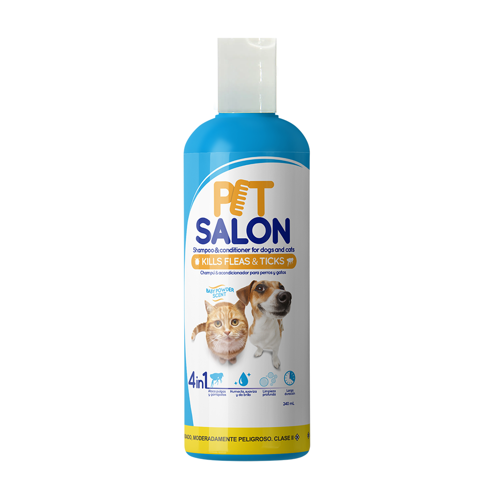 Pet Salon Shampoo y Acondicionador, 240 ml.
