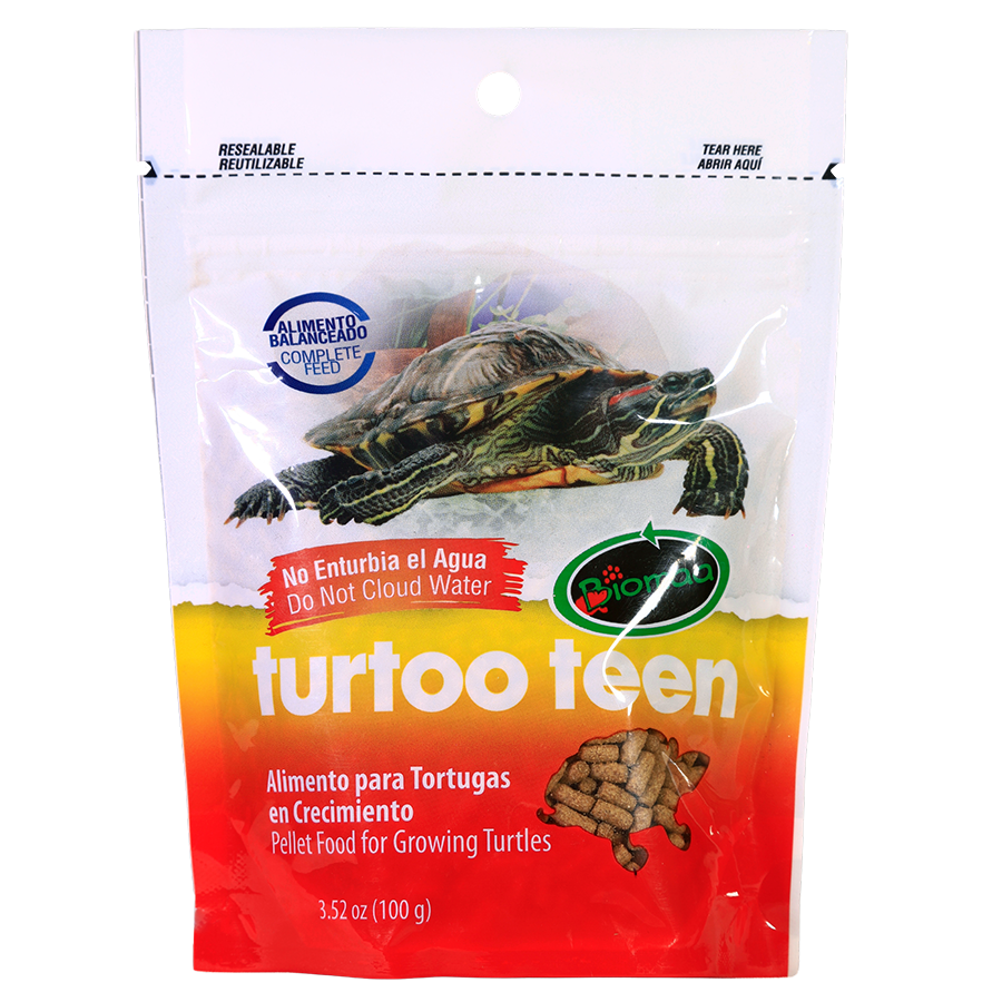 Alimento Turtoo Teen, Bolsa 100 g. 