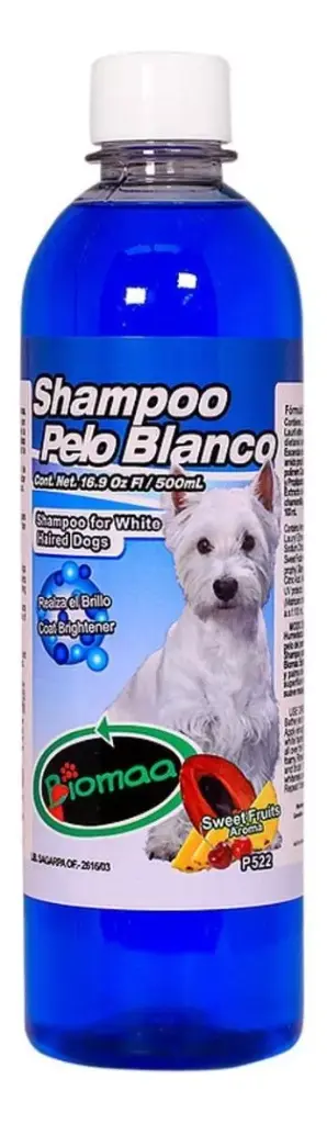 Shampoo Biomaa para Pelo Blanco, 500 ml.