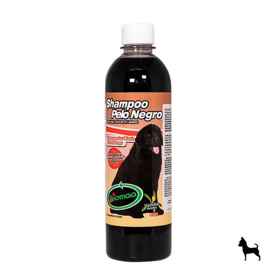 Shampoo Biomaa para Pelo Negro, 500 ml.