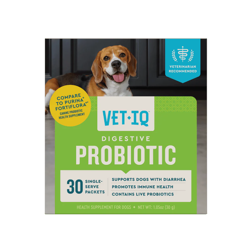 VET IQ Probiótico / Digestivo Masticable 60 unid.