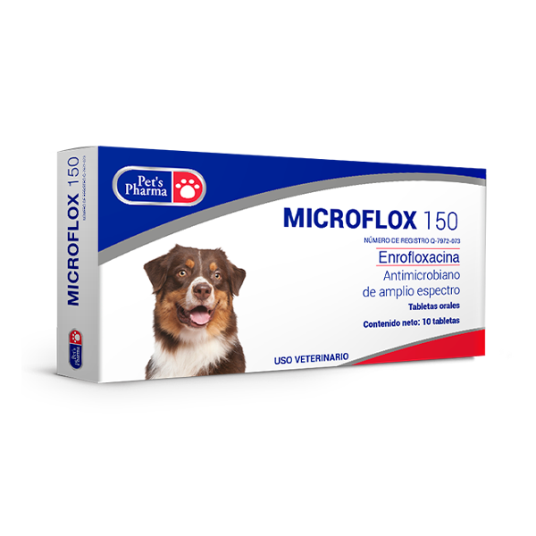 Microflox 150 mg., Caja x 10 Tabletas