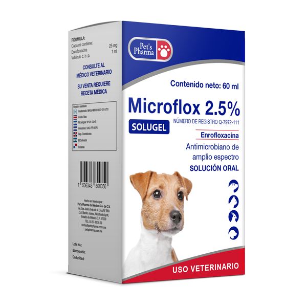 Microflox 2.5% Solugel, 60 ml.