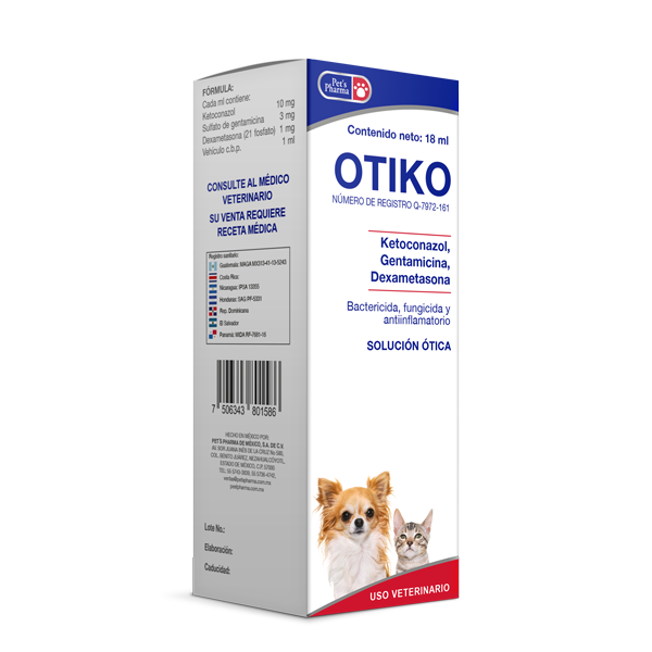 Otiko, Frasco 18 ml.