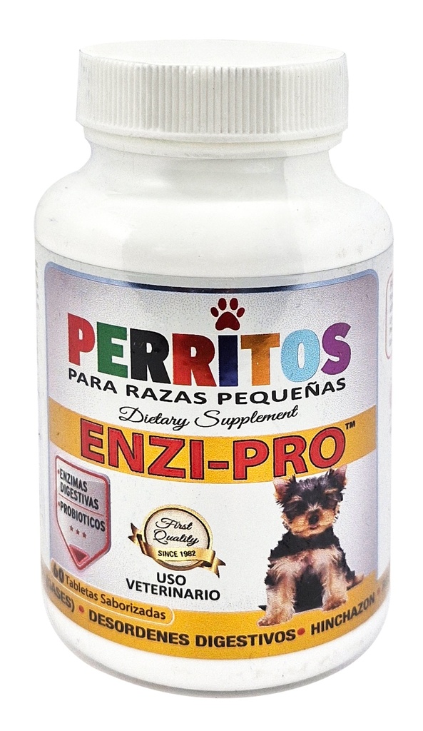 Perritos Enzi-Pro, 60 Tabletas