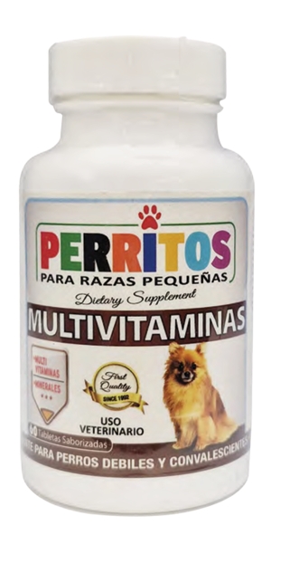Perritos Multivitaminas, 60 Tabletas