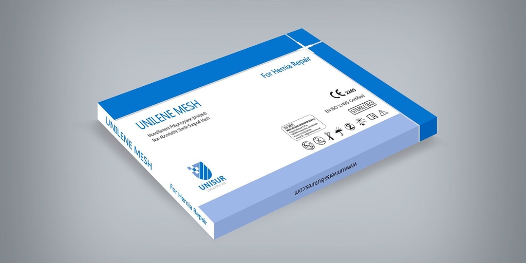 Malla Unilene Mesh Polipropileno Monofilamento 6*11 cm. 6 uds.