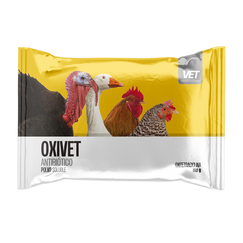 Oxivet Polvo Hidrosoluble Oral, Sobre de 100 g. Dispensador 25 Sobres