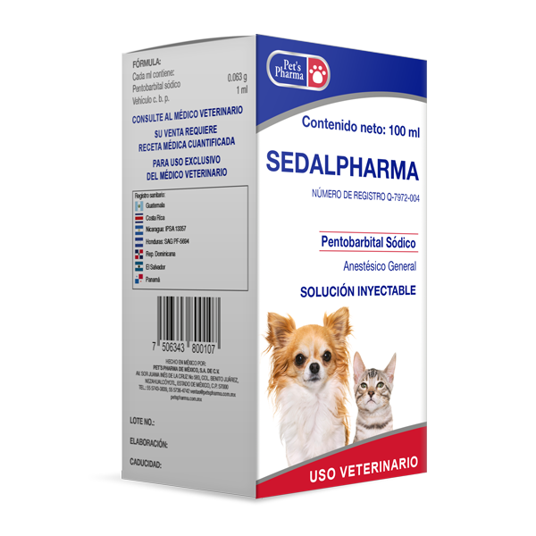 Sedalpharma Inyectable, Frasco 100 ml.