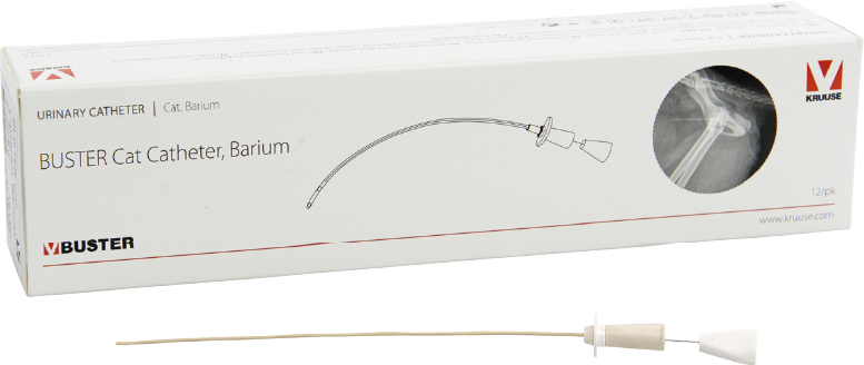 Buster Barium Cateter para Gatos con Estilete, Esteril 1.0*130 mm.