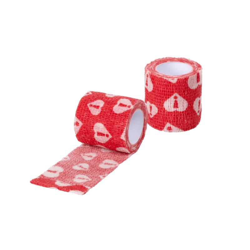 Vendas Chew-Stop 5cm x 4.5m Color Rojo
