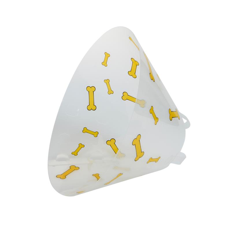 Collar Isabelino Huesito 20 cm Amarillo