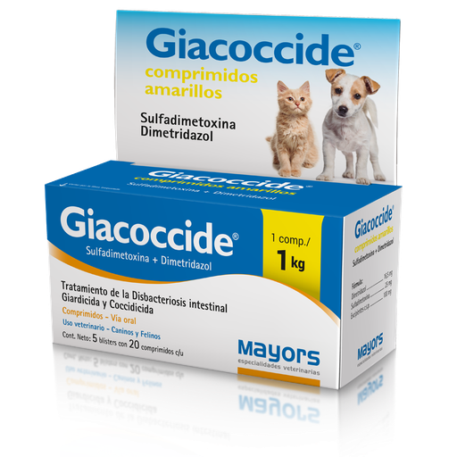 [M-0008] Giacoccide Amarillo 1 Kg., 200 Comprimidos