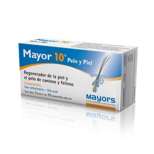 [M-0001] Mayor 10 Pelo y Piel, 30 Comprimidos