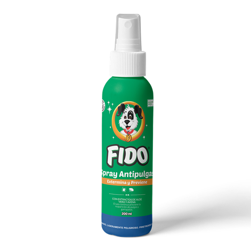 [7-401063-400333] Fido Spray Mata Pulgas, 200 ml.