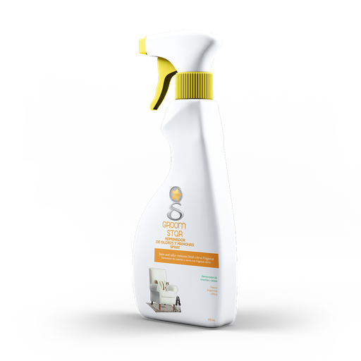 [7-401063-400302] Groom Star Quita Olores y Manchas Solucion, 400 ml.