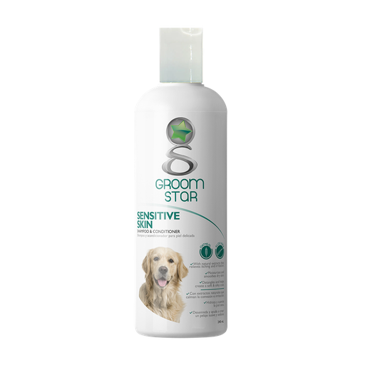 [7-401063-401903] Groom Star Shampoo Avena y Aloe, 240 ml.