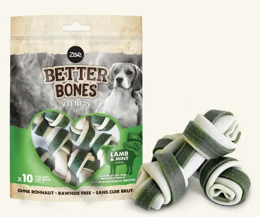 [022517-927717] Zeus Better Bones Hueso Sabor Cordero con Menta x 10 unid.