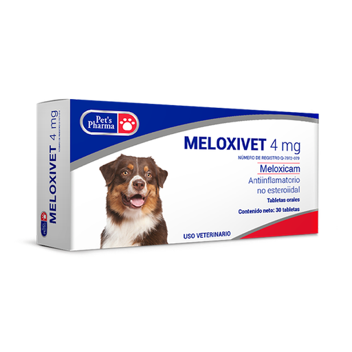 [7-506343-800039] Meloxivet 4 mg., Caja x 30 Tabletas