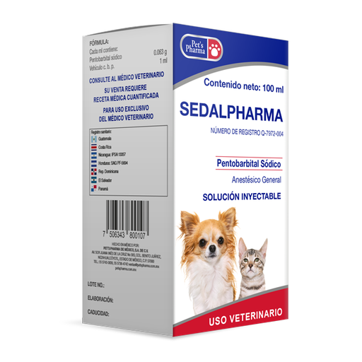 [7-506343-800107] Sedalpharma Inyectable, Frasco 100 ml.