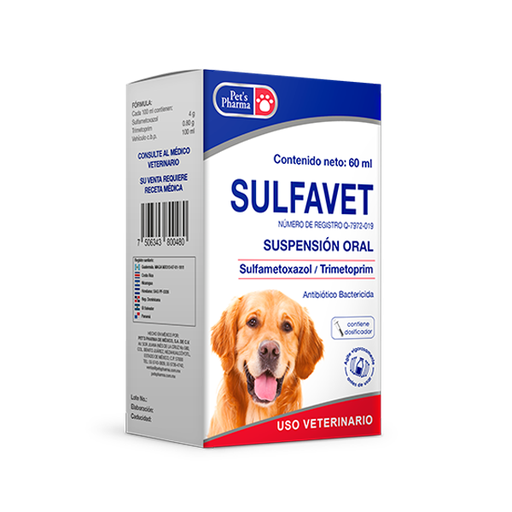 [7-506343-800480] Sulfavet Suspension, Frasco 60 ml.