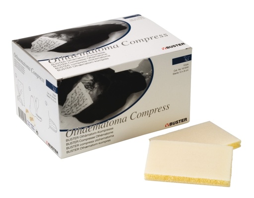 [161640] BUSTER Compresa esteril p/otohematomas 12x8 cm